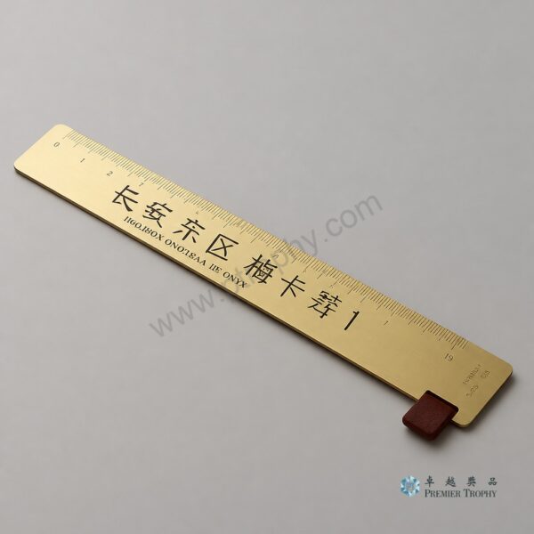 HL207 12CM黃銅間尺2,辦公文具-螢光筆及文具訂造