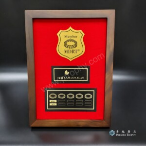 客戶案例_002 · MDRT Member Plaque，客戶案例訂造