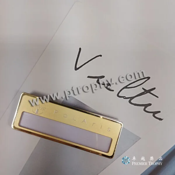 客戶案例_003 · Polaris Metal Name Badge，客戶案例訂造