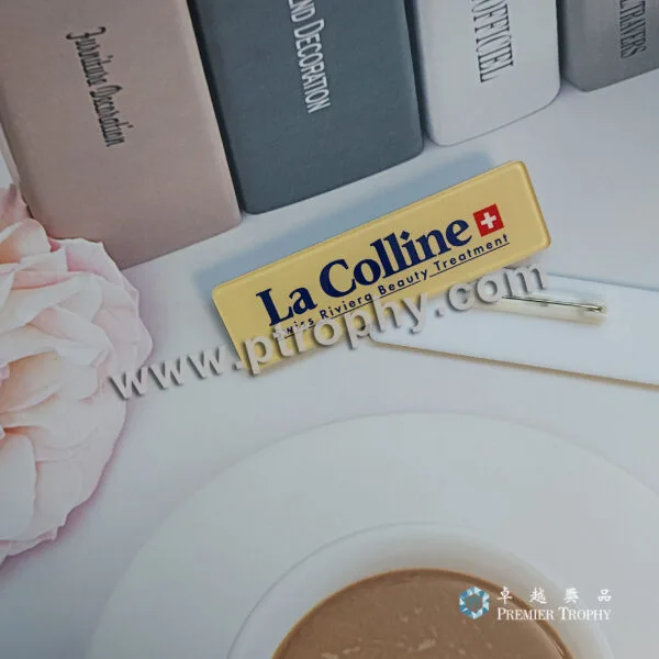 客戶案例_006 · LaColline 亞加力人名襟章，客戶案例訂造