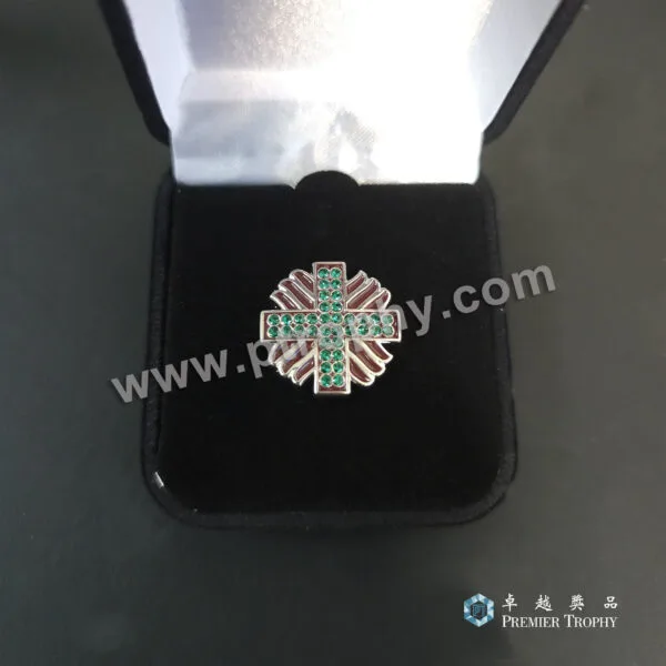 客戶案例_222 · TS 襟章綠色，客戶案例訂造