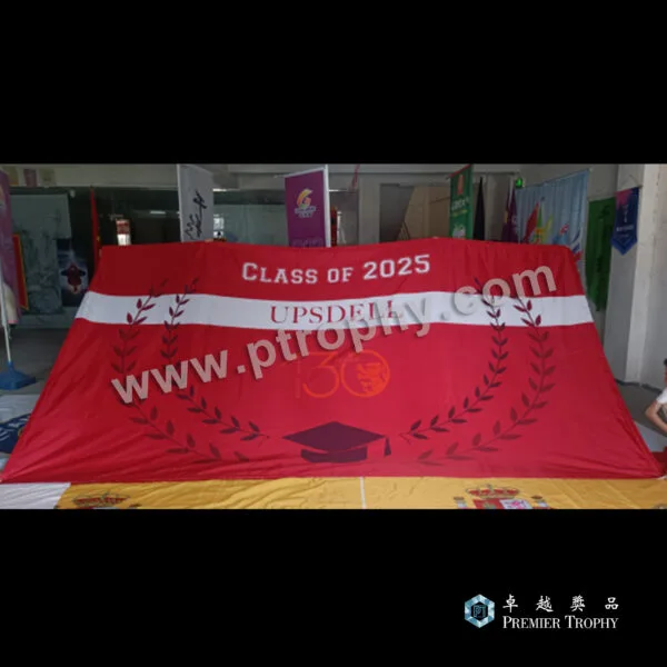 客戶案例_241 · 英皇佐治五世學校紅旗，客戶案例訂造