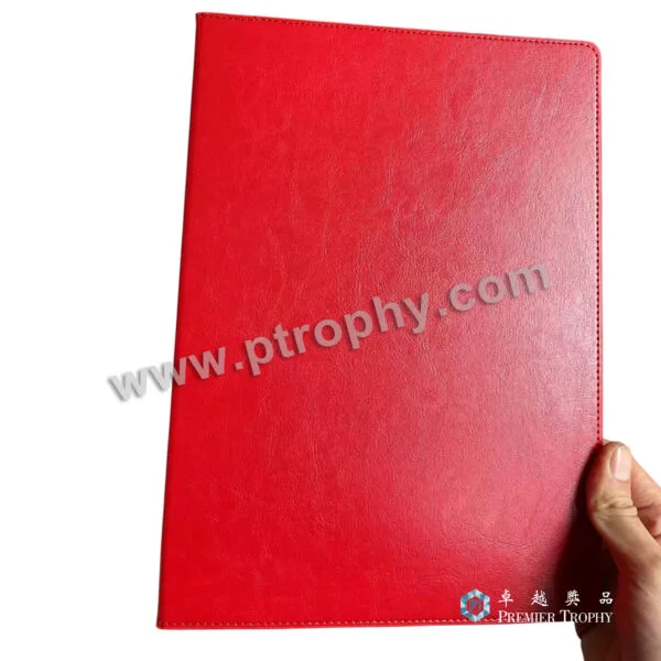 客戶案例_302 · 證書封套紅色，客戶案例訂造