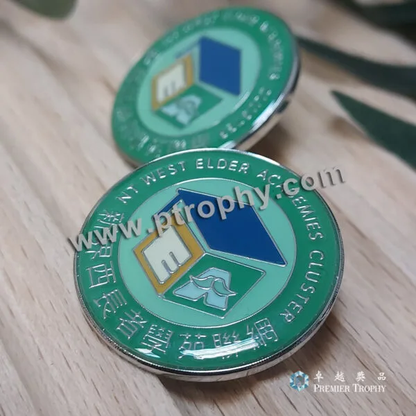 客戶案例_331 · 新界西長者學苑聯網襟章，客戶案例訂造