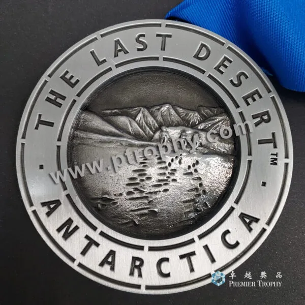 客戶案例_342 · LD18 Antarctica Ultra Marathon 獎牌，客戶案例訂造
