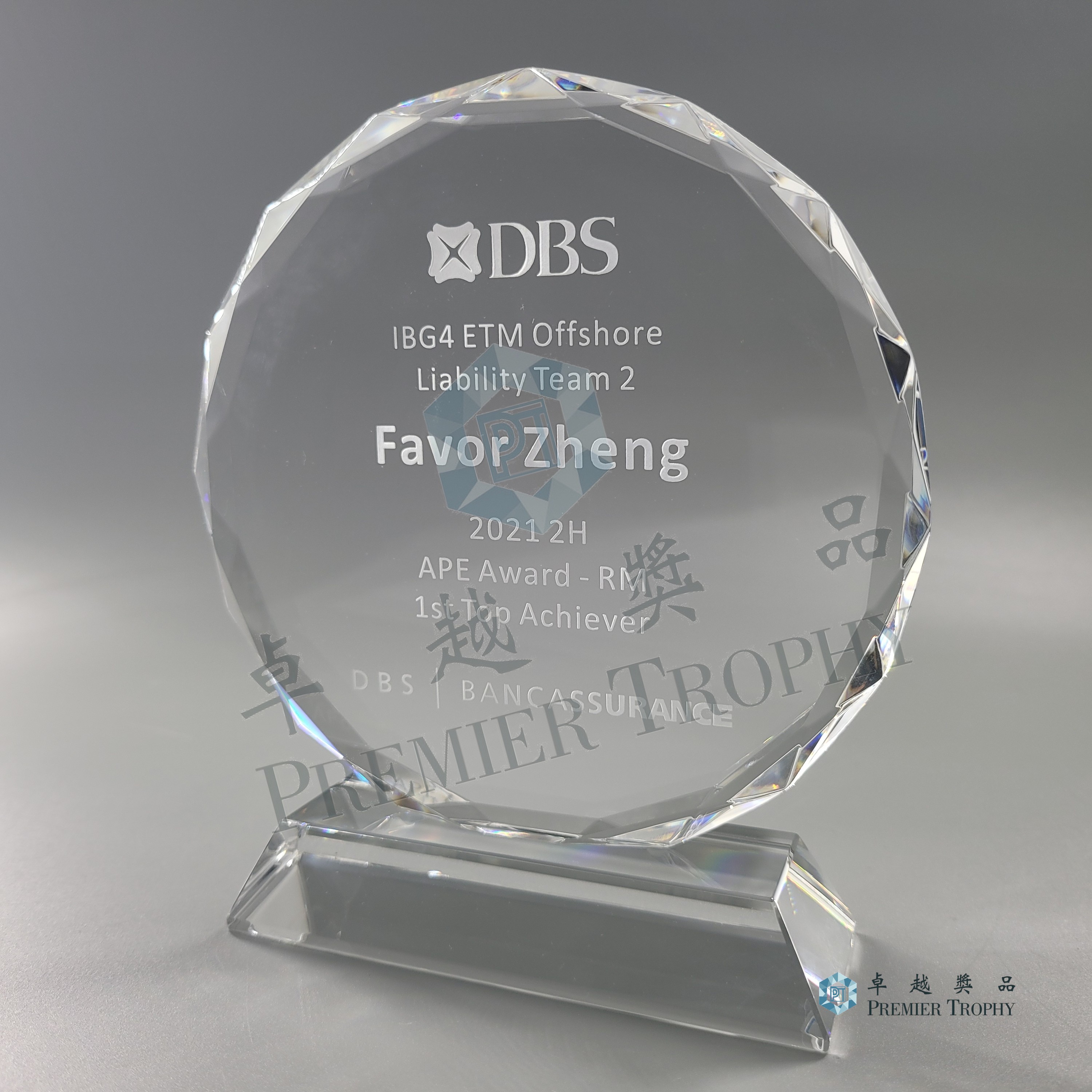 AE142 Crystal Award,企業獎項訂造