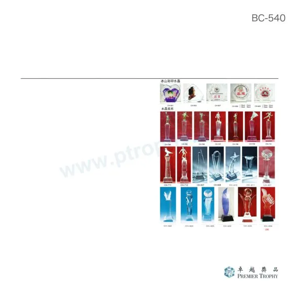 BC540 Trophy,獎盃訂造 - 卓越獎品香港廠房