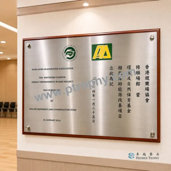 MC501 牌匾及紀念牌，牌匾及紀念牌訂造