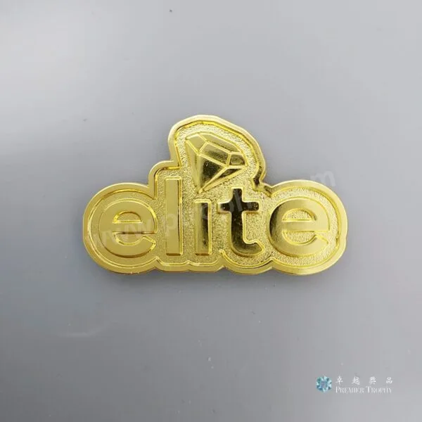 QB010 珍珠金襟章,襟章訂造