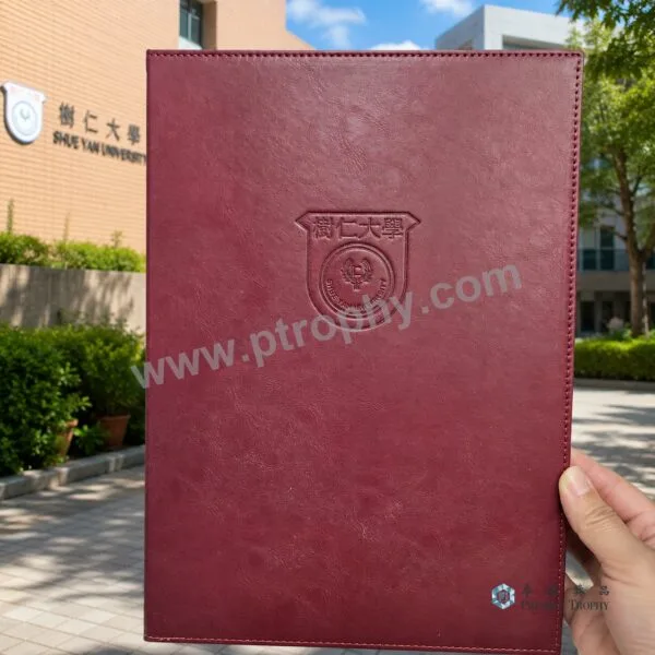 WP414 證書及證書套，證書及證書套訂造 - 卓越獎品香港廠房