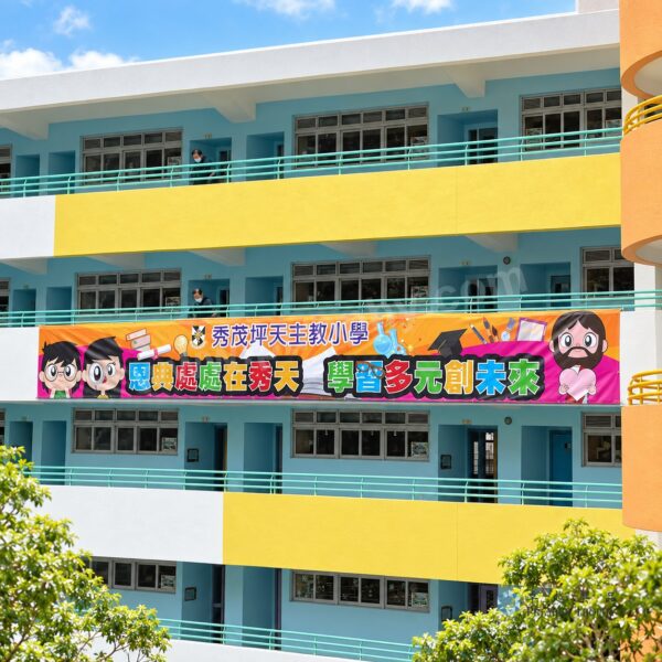 CT401 學校横額安裝