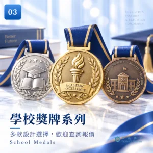 學校獎牌系列|獎牌|卓越獎品香港訂造